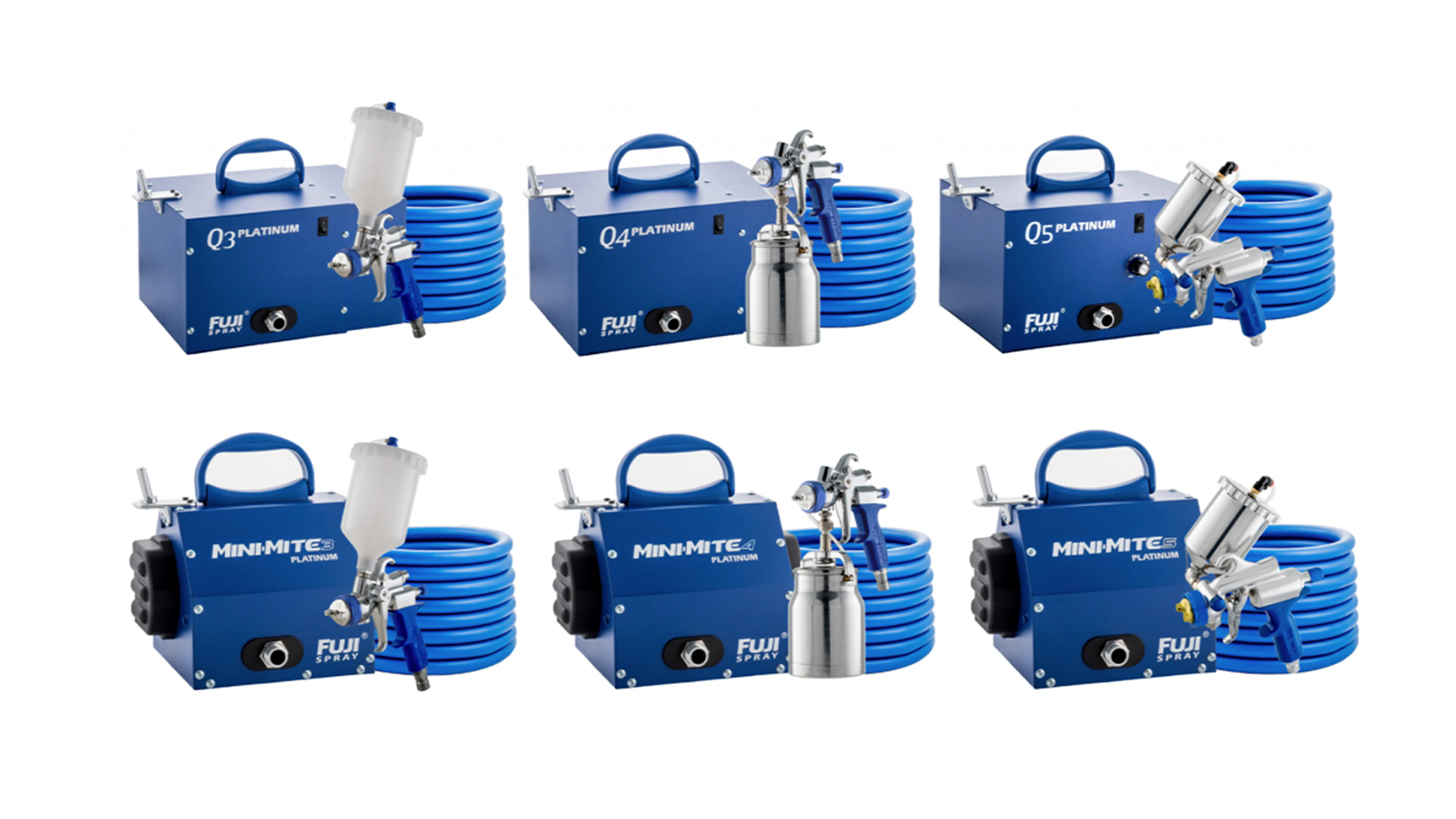 Different Fuji Spray Systems