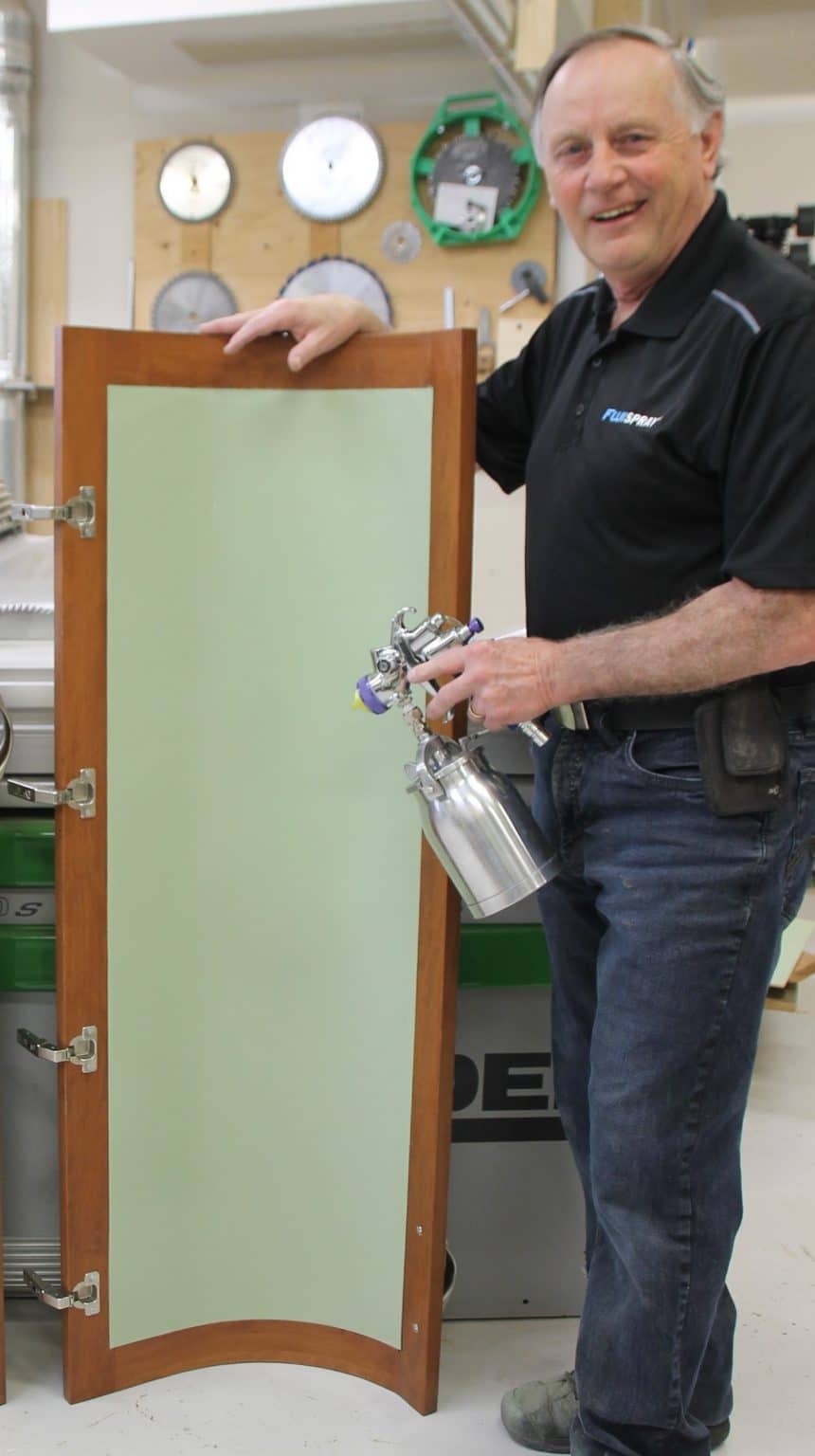 Spraying Benjamin Moore's Advance Fuji Spray Systems