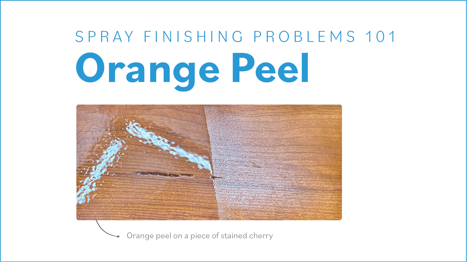 Spray Finishing Problems Orange Peel Fuji Spray Systems