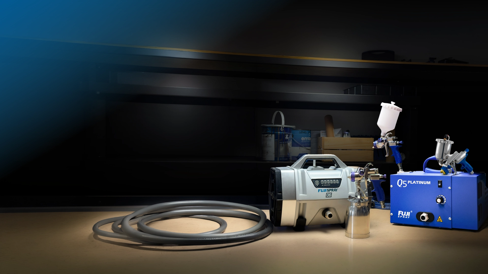 Free Spray Gun Promo with purchase of a D6 or Q5 system