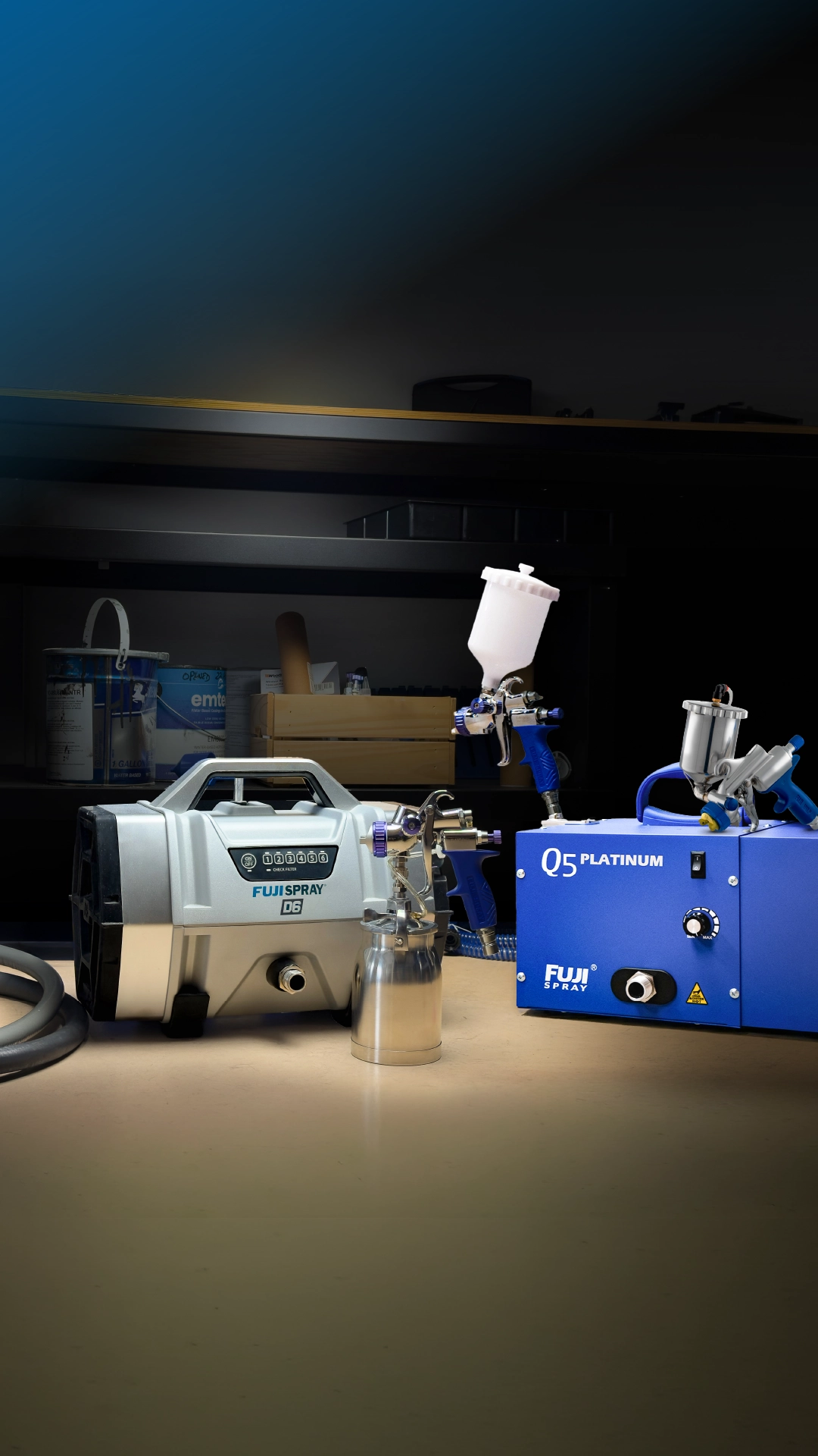 Free Spray Gun Promo with purchase of a D6 or Q5 system